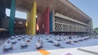 Judges, lawyers, court staff mark International Day of Yoga at Chandigarh’s iconic judicial landmark