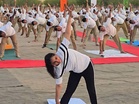 Rajasthan: BSF personnel perform yoga at border outposts in Jaisalmer on International Yoga Day