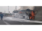 TGSRTC electric bus catches fire on Karimnagar-Hyderabad route; all 39 passengers safe