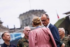 German rearmament sparks anti-war protest at Berlin Veterans Day event