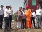 Railway Minister Ashwini Vaishnaw inspects site for proposed Khatu Shyamji-Sundarpura railway station in Rajasthan's Sikar