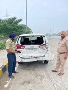 Innova accidentally enters Punjab Governor’s convoy, collides with ambulance; 2 injured