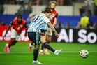 Messi brace for World Cup goals record and Argentina in KO rounds