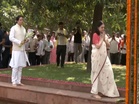 Maneka Gandhi, son Varun pay tribute to Sanjay Gandhi at Shanti Van on 46th death anniversary