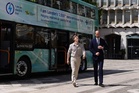 Prince William travels on Earthshot branded zero-emission London bus with Robert Irwin