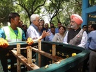 Delhi LG visits Navjeevan Vihar to inspect 'Zero Waste Colony' model