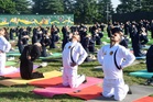 Yoga Day celebrated at Rashtriya Military School, Chail