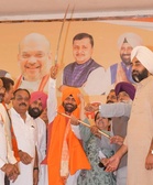 Haryana CM Saini bats for ‘double-engine govt’ in Punjab, targets AAP over governance