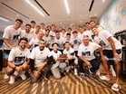 Argentina players wear special shirts for Messi’s 39th birthday celebration