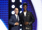What AJ Dybantsa wrote on his first ever NBA rookie card