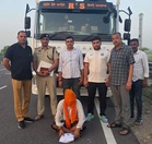 Truck driver held with 3 kg opium on NH-152D