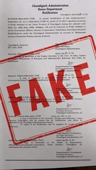 Fake holiday order doing rounds on social media, Chandigarh Admin issues clarification