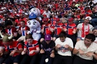 Incredible moment at New York Mets game as Norway fans turn up in numbers, treat fans to iconic row