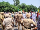 ’Pakka morcha’ turns stormy in Tarn Taran: Farmers, police clash near Edu Minister’s event