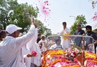 Rao Narbir lays stone of biodiversity park in Rewari; MLA, dist BJP chief stay away