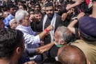 L-G Sinha, CM Omar Abdullah join Ashura procession in Srinagar