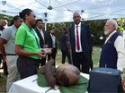 PM Modi visits National Botanical Garden with President Herminie in Seychelles