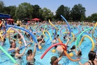 434 swimmers help German city of Bremen break pool noodle record