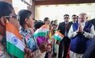 PM Modi receives grand welcome from Indian diaspora on arrival in Seychelles
