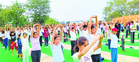 Students take part in International Yoga Day celebrations in Ambala