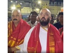 Anant Ambani visits Tirumala Temple, offers his hair as part of traditional ritual