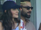 Virat Kohli, Anushka Sharma cheer for India Women at Lord's during T20 World Cup clash
