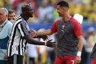 Chad Johnson wears surprising retro Premier League jersey to meet Cristiano Ronaldo at World Cup