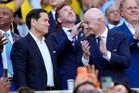 Gianni Infantino attends Portugal – Colombia World Cup game with Donald Trump cabinet member