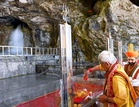 J&K LG performs ’Pratham Puja’ to mark ceremonial start of Amarnath Yatra