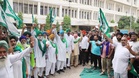 BKU (Rajewal) stages dharna in Jalandhar over erratic power supply for paddy cultivation