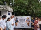 Congress leader Digvijaya Singh puts up 'no entry for donation thieves' poster outside residence in Bhopal; to file lawsuit seeking donation return