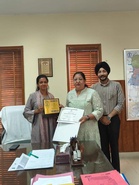 Dr Seema Garg receives honour for contribution  to public healthcare