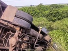 Karnataka: 8 injured, 3 critical as KSRTC bus overturns in Chikkaballapur
