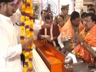 BJP National President Nitin Nabin offers prayers at Hanuman Setu Temple in Lucknow