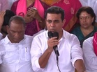 "Switch on Bahubali pumps, provide water to farmers": KTR to Telangana govt