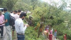 19 injured after private bus overturns near Bhawana Chowk in Himachal’s Mandi