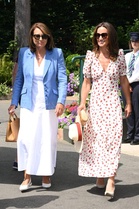 Pippa and Carole Middleton make glamorous entrance at Wimbledon