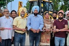 Rintu inaugurates sewerage project, reviews road works