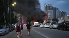 Russian missile and drone strikes kill 24 in Kyiv ahead of NATO summit