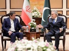 Iran Central Bank Governor Hemmati meets Pakistan's Deputy PM Ishaq Dar