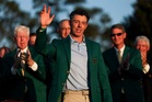 Scottie Scheffler reacts to Rory McIlroy’s victory at The Masters as he comes up one stroke short