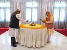 PM Modi meets VP Radhakrishnan, extends greetings on Tamil New Year 'Puthandu