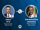 Israel FM, EAM discuss Iran, Strait of Hormuz, Lebanon on phone
