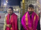 Former Indian cricketer Mithali Raj, shuttler Srikanth Kidambi visit Tirumala Venkateswara Temple