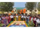 Telangana: Mahila Morcha hosts 'Nari Shakti Vandan' event with unique 3D sand art tribute