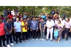 Tamil Nadu polls: CM MK Stalin interacts with people in Chennai's Anna Nagar during morning walk campaign