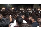 Surat: Large crowd gathers at police station after minor girl allegedly molested