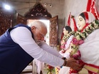 PM Modi offers prayers at Matua Temple in Thakurnagar ahead of second phase of West Bengal polls