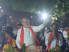 "Sun of syndicate rule is setting," Amit Shah holds roadshow in West Bengal's Barasat