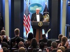 Trump blasts "sick" gunman after shooting rocks White House Correspondents' Dinner
